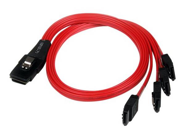 StarTech.com SFF-8087 auf 4x SATA Kabel 50 cm - Internes Mini SAS auf Serial-ATA Reverse Multilane Kabel - SFF 8087