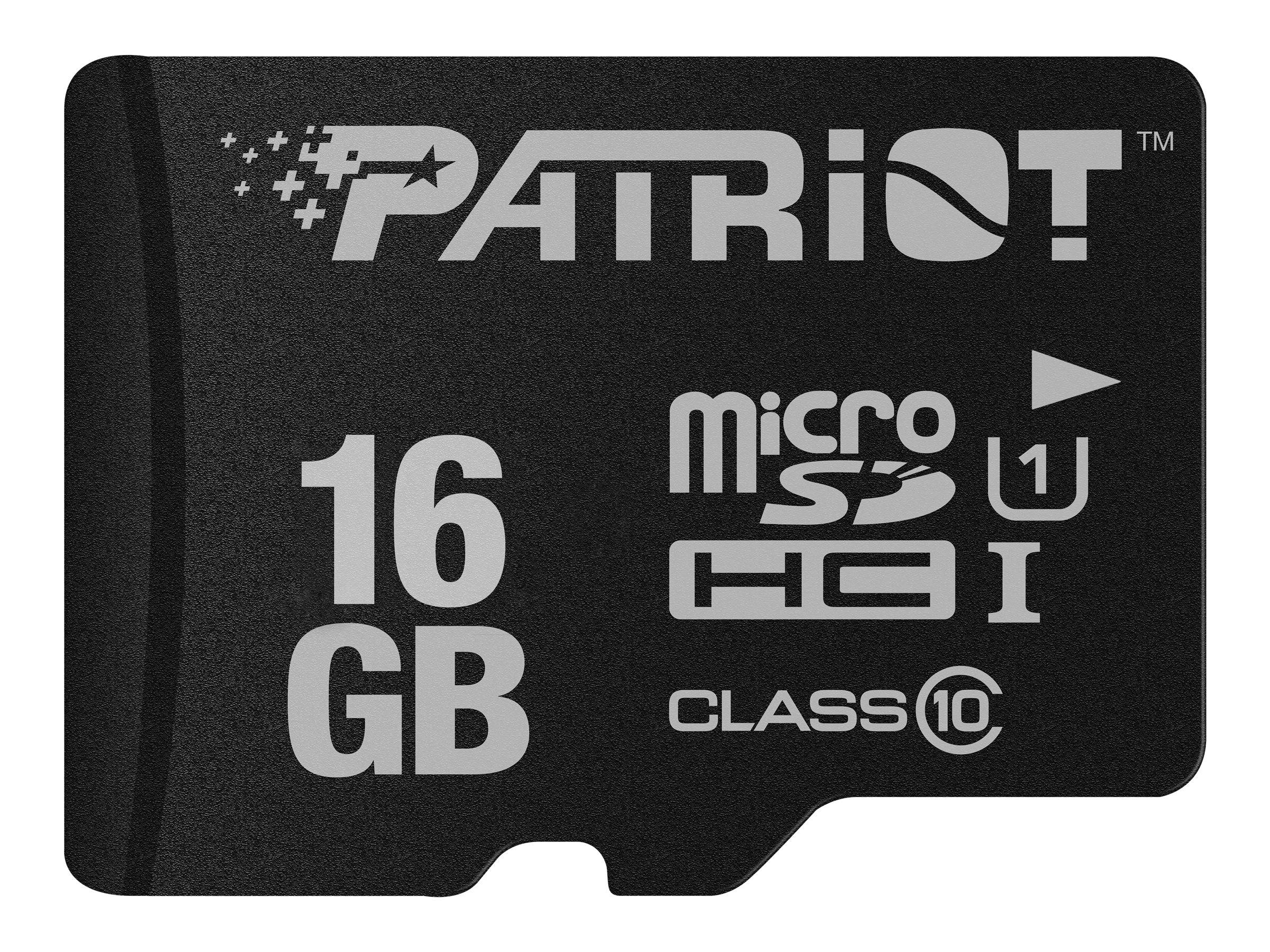 PATRIOT LX Series - Flash-Speicherkarte - 16 GB - UHS-I U1 / Class10 - microSDHC-0