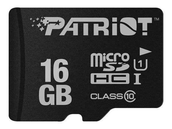 PATRIOT LX Series - Flash-Speicherkarte - 16 GB - UHS-I U1 / Class10 - microSDHC