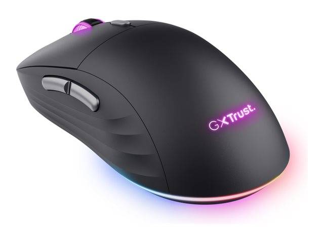 Trust GXT 926 REDEX II - Maus - ultra-niedrige Latenz, einstellbare RGB-Beleuchtung - Für Rechtshänder - Laser - 6 Taste-0