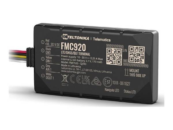 Teltonika FMC920 - GPS/GLONASS/GALILEO/BeiDou/QZSS