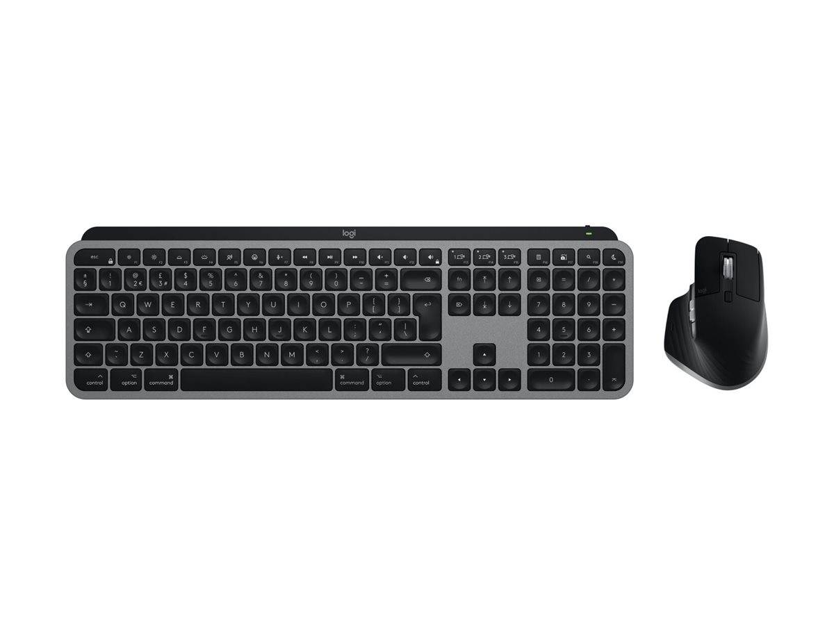 Logitech Master Series MX Keys S Combo for Mac - Bluetooth LE - Space-grau - TL: US, QWERTY-1