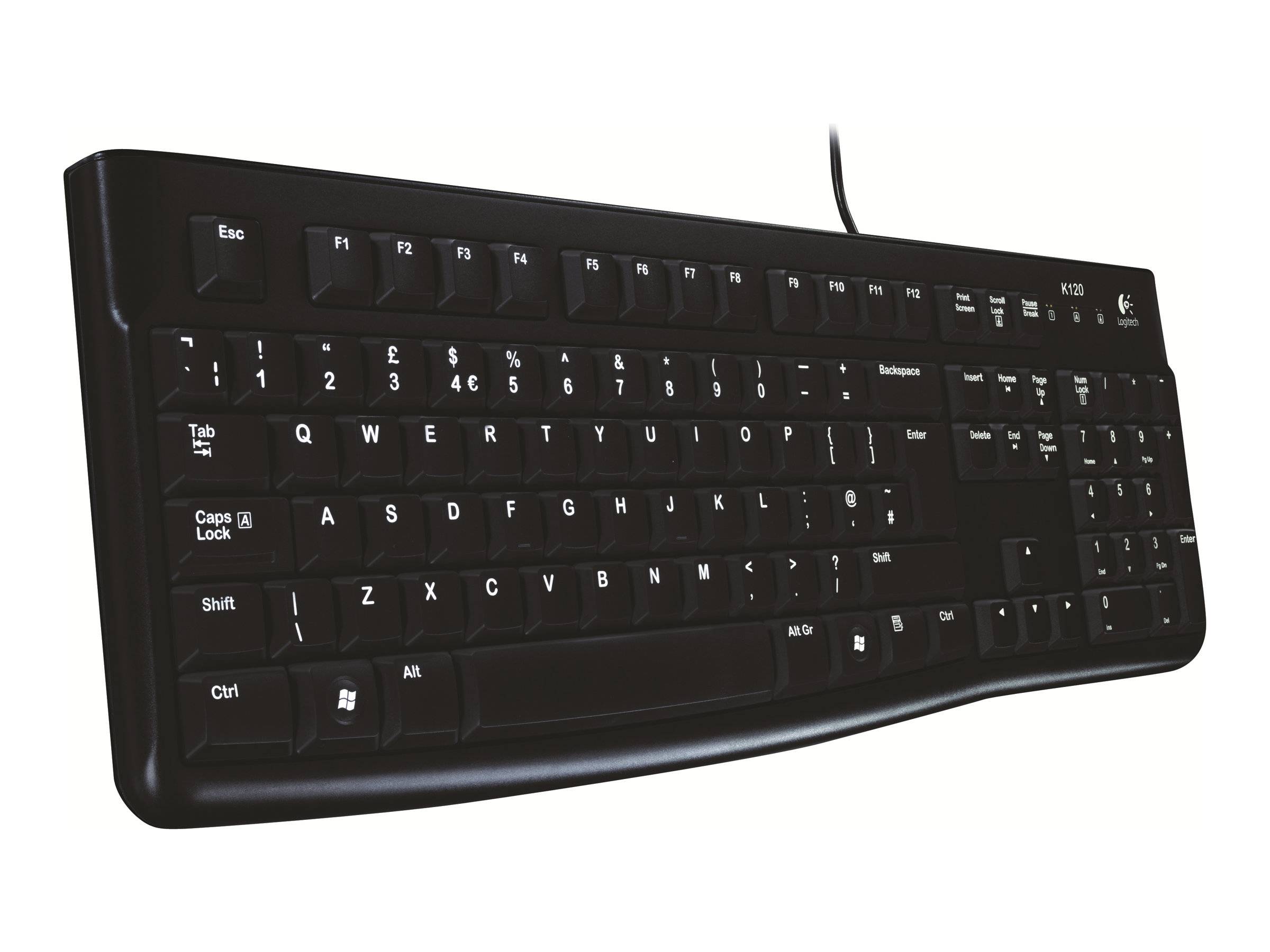 Logitech K120 - Tastatur - USB - TL: US, QWERTY-0