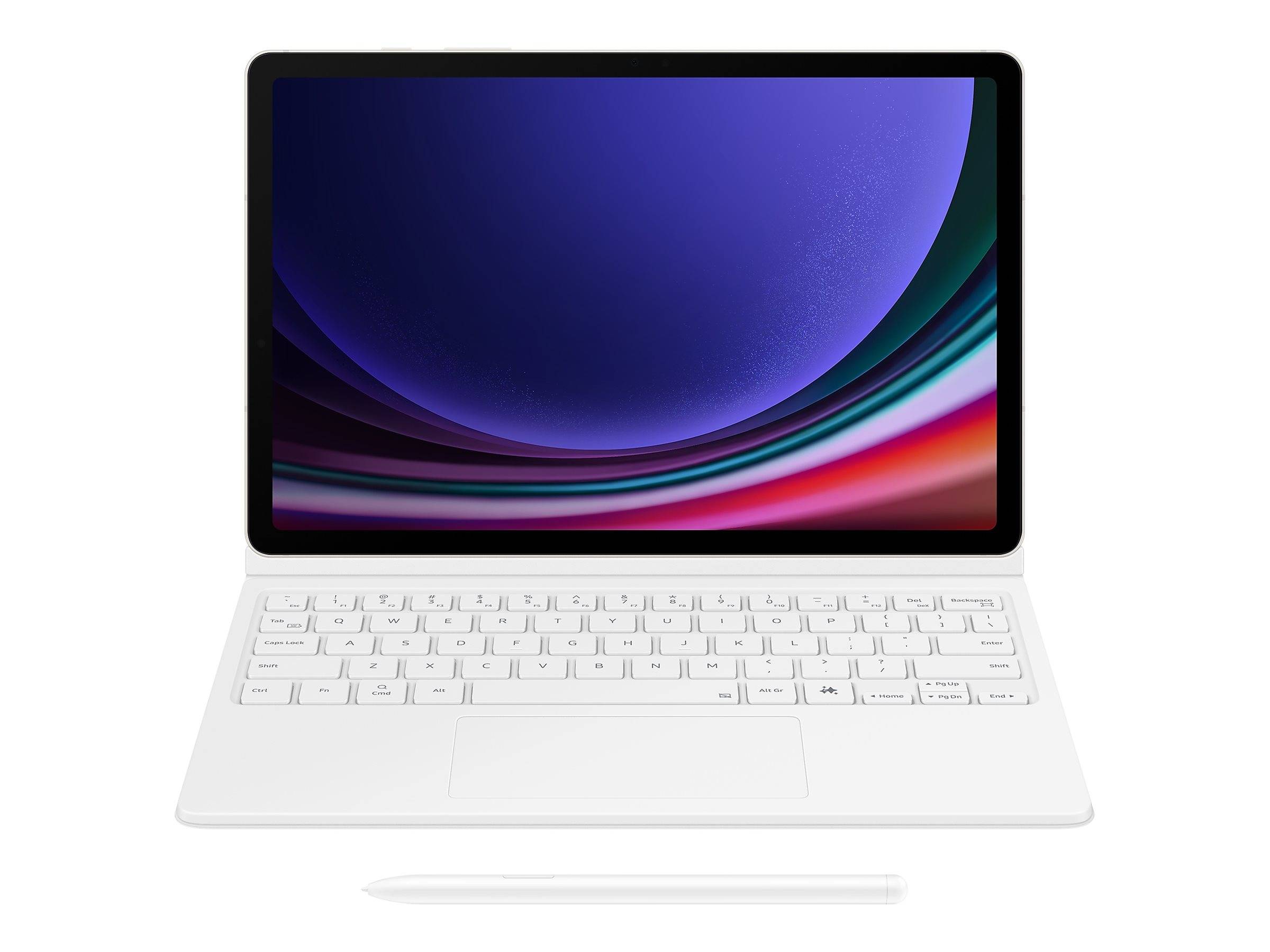 Samsung S9 BOOK COVER KEYBOARD WHITE-0