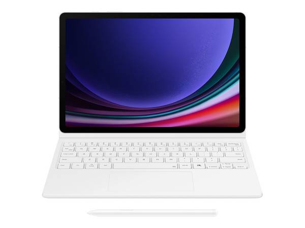 Samsung S9 BOOK COVER KEYBOARD WHITE