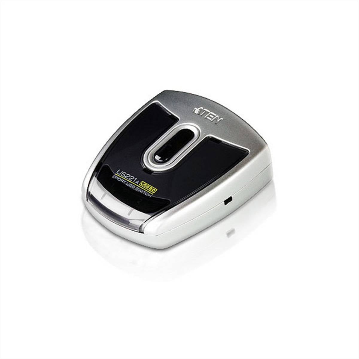 ATEN US221A USB 2.0-Peripheriegeräte-Switch mit 2 Ports-0
