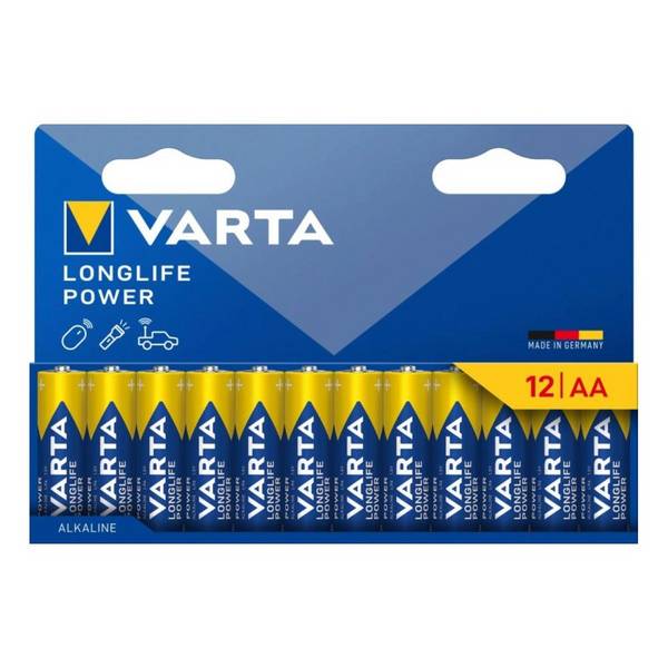 VARTA Batterie Longlife Power Alka. AA Mignon LR6 1.5V 1Bli=12Stk
