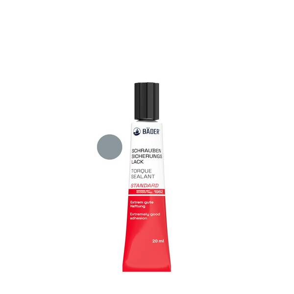 Lackfabrik Bäder Schraubensicherungslack Standard Grau Tube 20 ml
