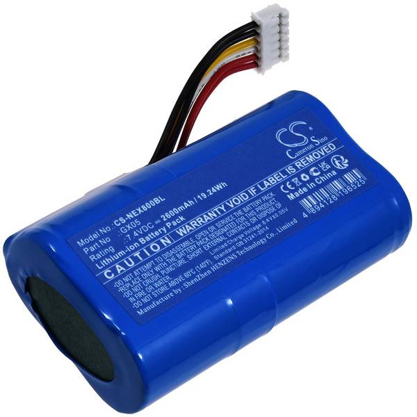 Akku kompatibel mit Nexgo Typ GX05, 7,4V, Li-Ion