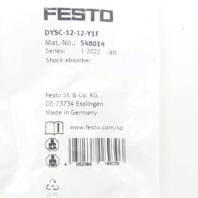 FESTO Stoßdämpfer 548014 (DYSC-12-12-Y1F)-1