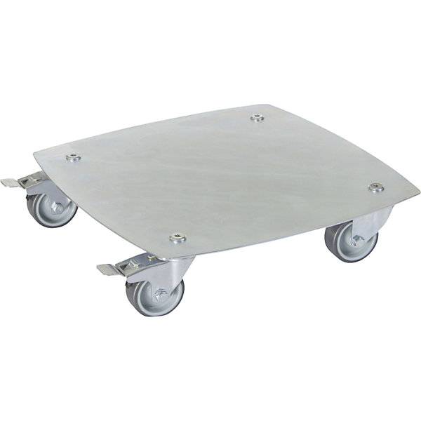 Pflanzenroller Tragfähigkeit 100 kg Stahl verzinkt Ø 300 mm silber. Wagner System GmbH 83386749