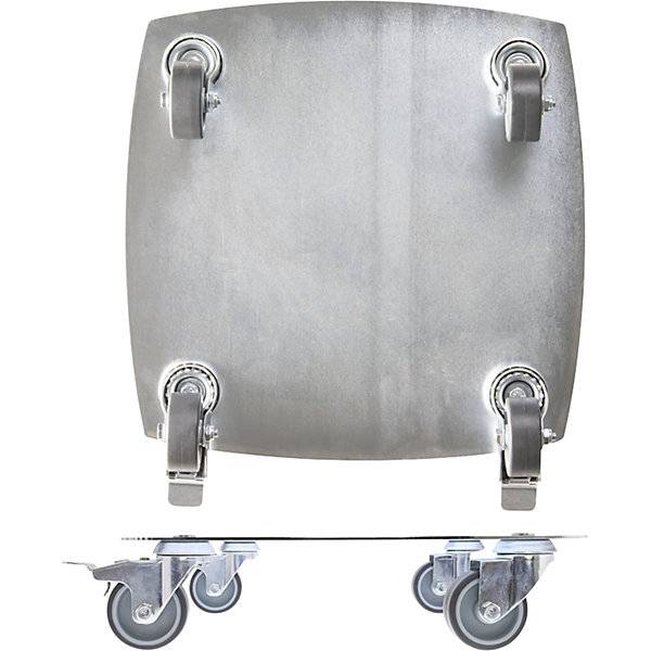 Pflanzenroller Tragfähigkeit 100 kg Stahl verzinkt Ø 300 mm silber. Wagner System GmbH 83386749-4