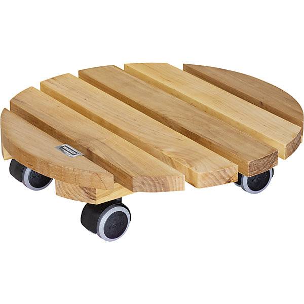 Pflanzenroller Erle NATURE Tragfähigkeit 100 kg LxB 340 x 340 mm natur. Wagner System GmbH 83388549-0