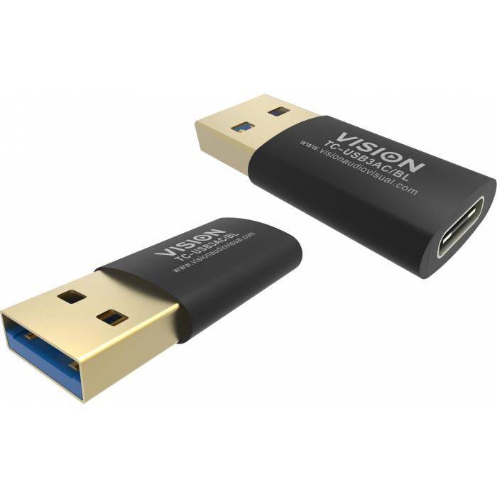 Vision Professional - USB-Adapter - USB Typ A (M) - zu 24 pin USB-C (W) - USB 3.-0