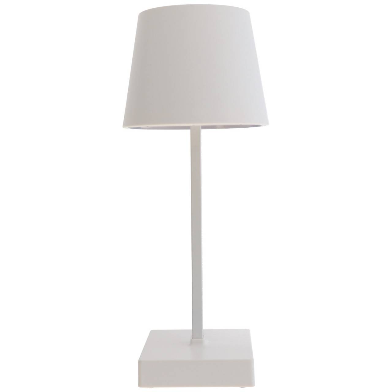 LED-Tischleuchte weiß mit Touchfunktion, warm weiß, mit 3x AAA Micro LR03 Batterie-1
