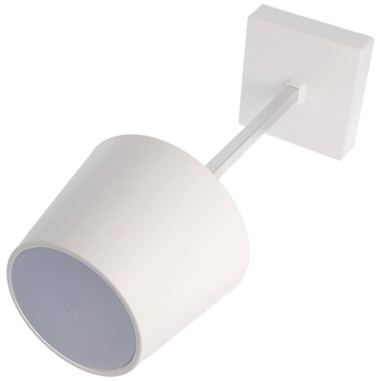 LED-Tischleuchte weiß mit Touchfunktion, warm weiß, mit 3x AAA Micro LR03 Batterie-2