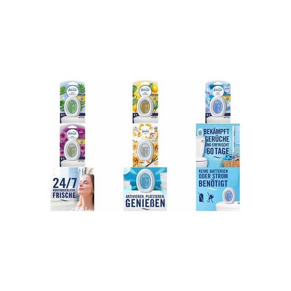 febreze Bad Lufterfrischer "Madagaskar Vanille", 8 ml