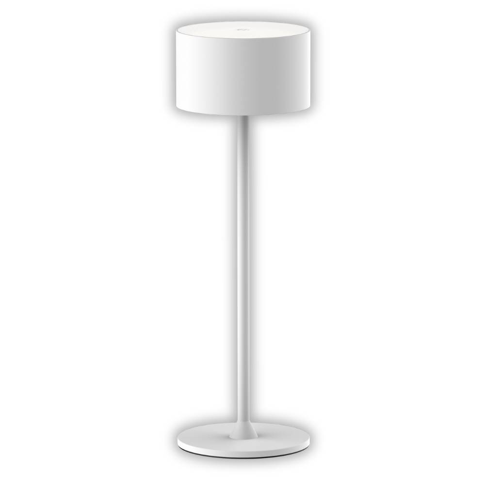 ENOVALITE Akku Tischleuchte LED Tischlampe dimmbar mit CCT Up- und Downlight Schreibtischleuchte in weiß USB-C-0