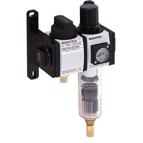 Aventics AS1-ACC-G014-GAI-080-PNB-AO-05.00-W05, Wartungseinheit, 2-teilig, Serie AS1-ACC R412027664-0