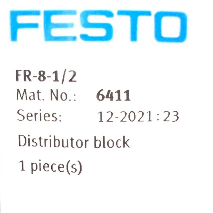 FESTO Verteilerblock 6411 (FR-8-1/2)-1