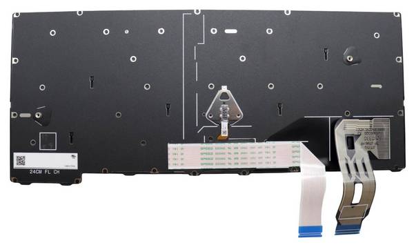 Lenovo NB_KYB CS24 FL TOP BK-BL SRX - Tastatur - TL: Italienisch, QWERTY