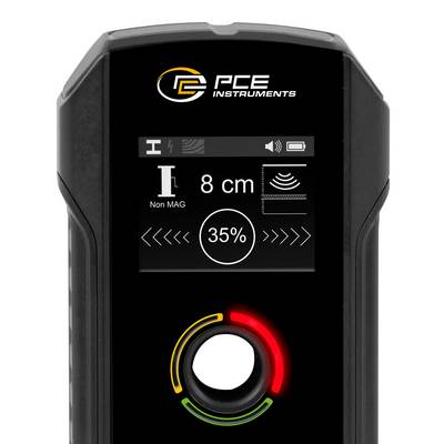 PCE Instruments Kabelsucher mit Markierungsloch PCE-STM 10 |Metall Holzbalken Stromleitungen |Alarm visuell akustisch-2