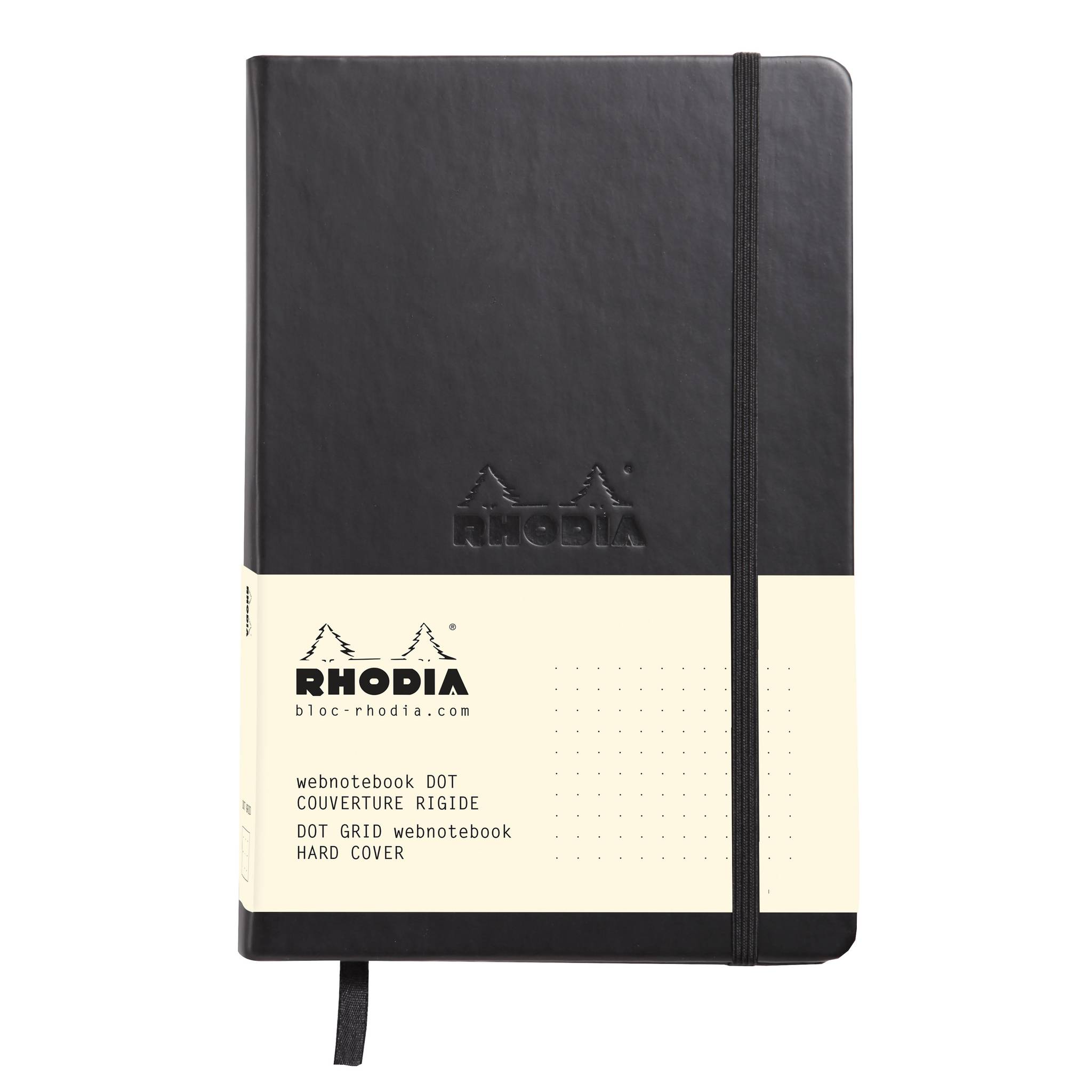 RHODIA Notizbuch "Webnotebook", DIN A5, gepunktet, schwarz-1
