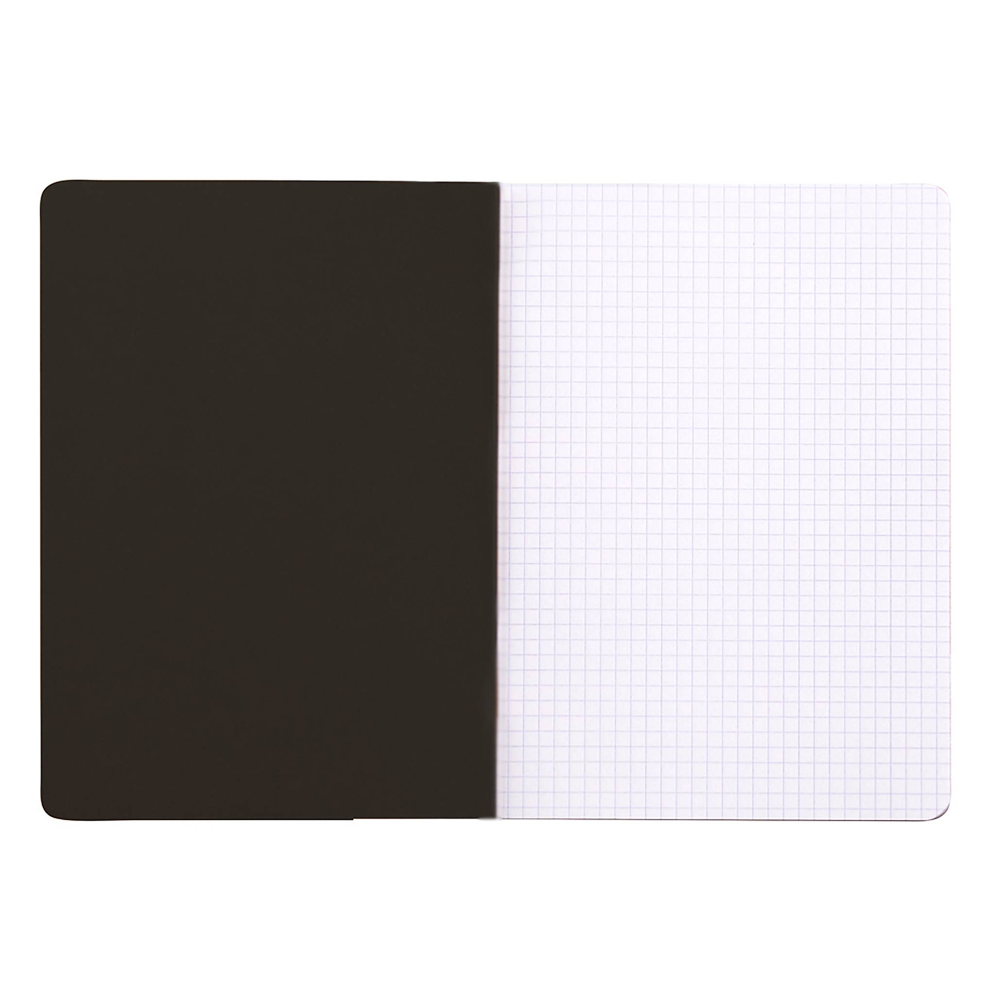 Rhodia 10x Notizheft Rhodia A5 48 Blatt kariert 80g - Schwarz 119183C-1
