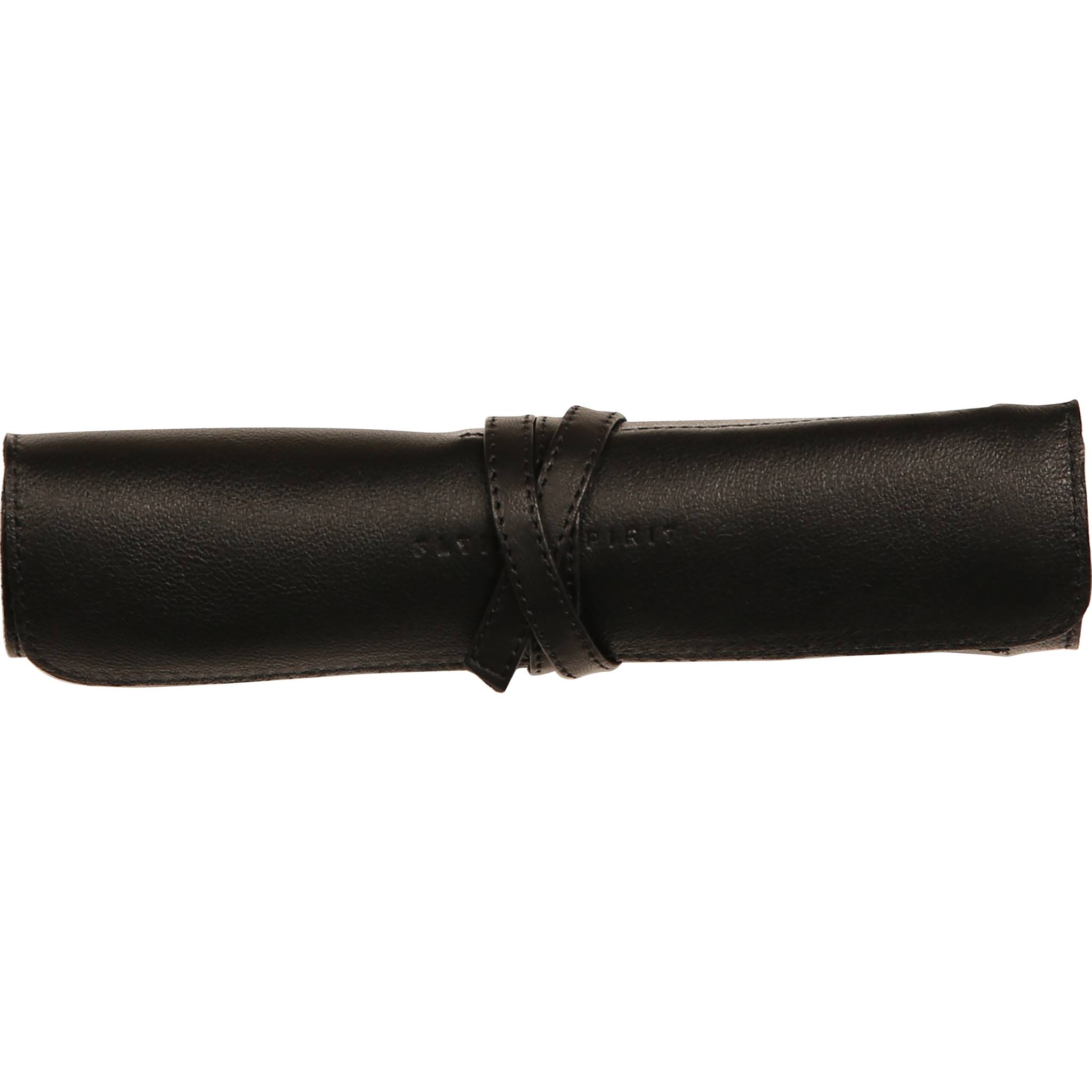 Clairefontaine 3x Rollmäppchen 26,7x24 cm, Leder, Flying Spirit Schwarz 930026C-0