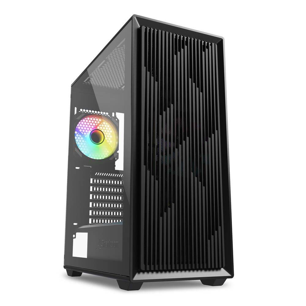 Sharkoon PC Gehäuse VK2 RGB Black ATX schwarz 4044951041206-0