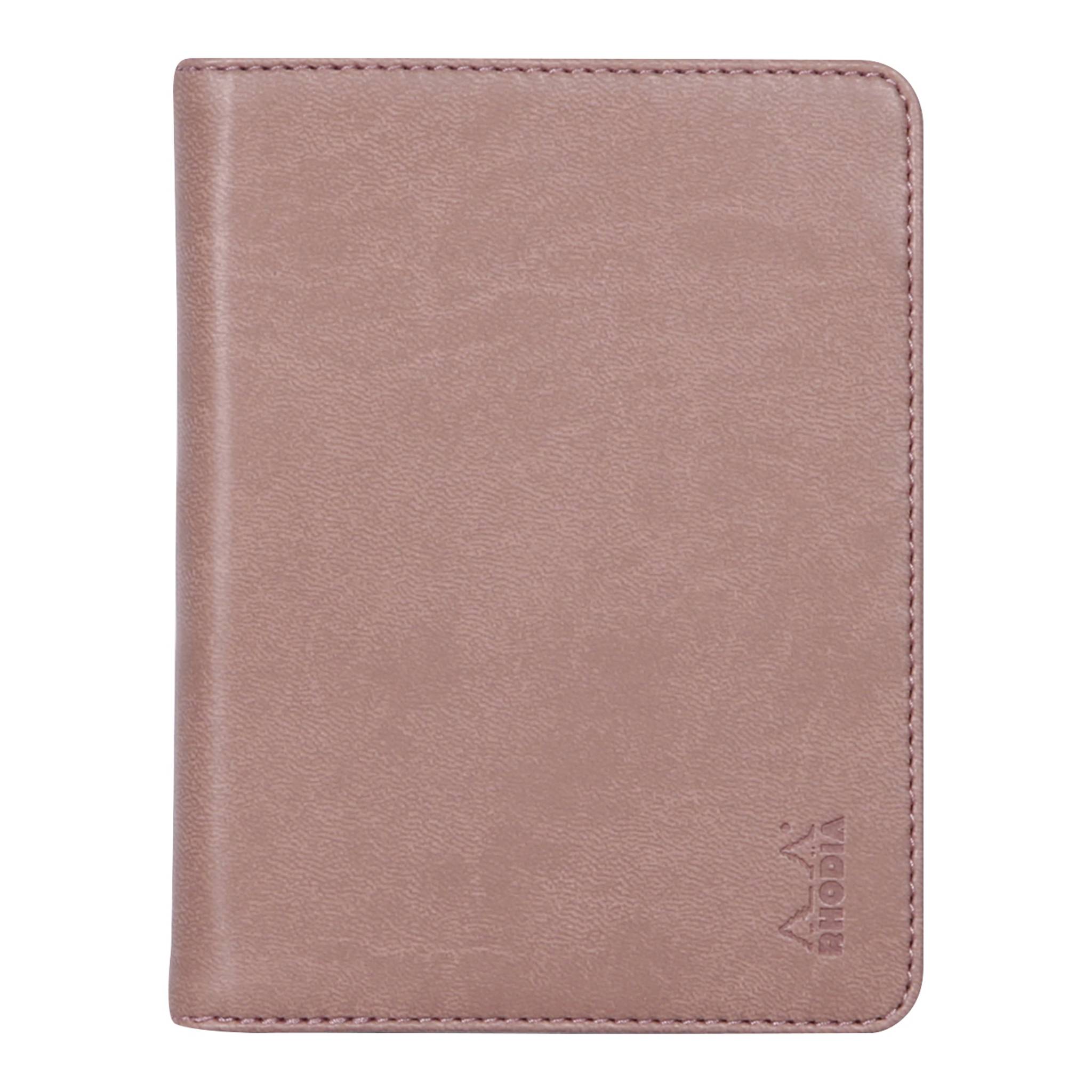 Rhodia Mappe für Block oder Notizheft B7, N°12 10,5x14 cm Rosenholz 212009C-2