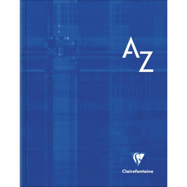 Clairefontaine 5x Adressbuch 17x22cm mit Hardcover, 96 Bl kariert Sortiert 9849C