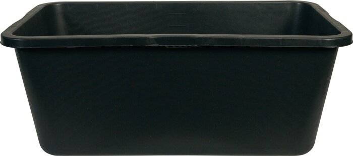Mörtelkasten 90L schwarz eckig, L-Skala-3