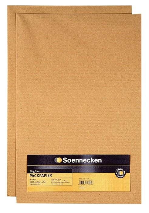 Packpapier 3560 75x100cm 75g Recyclingpapier 2 Bogen-4