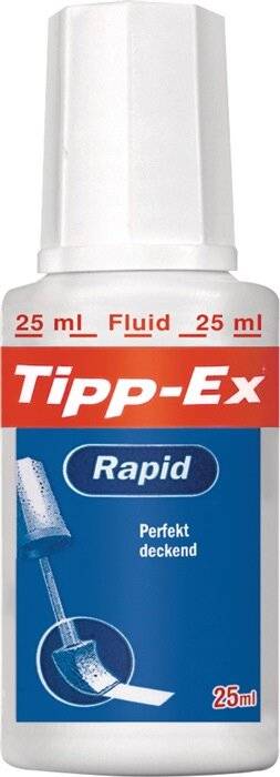 Tipp-Ex Korrekturflüssigkeit Rapid 8119146 schnelltrocknend 25ml weiß - Artikel: 173009901-4