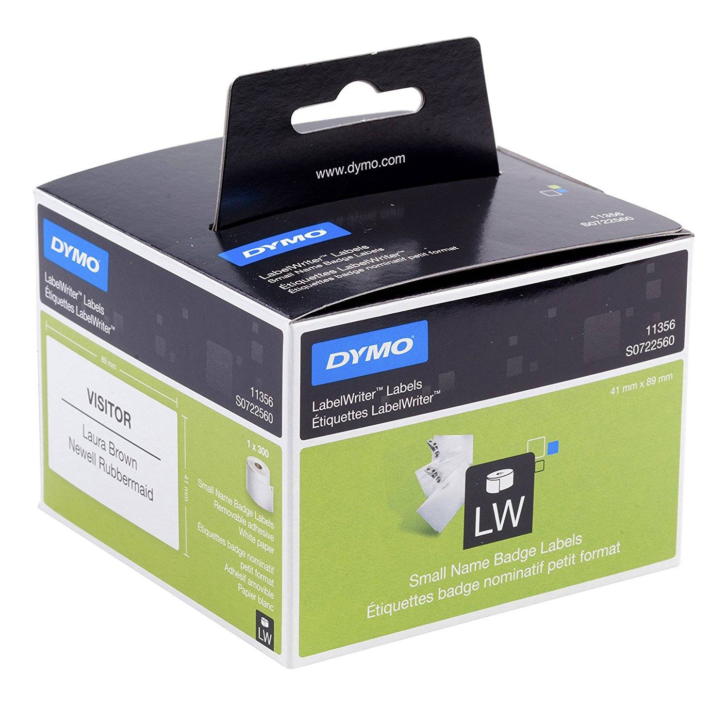 Newell Brands Namensschilder ws 41x89mm 11356 89 mm, 41 mm-0
