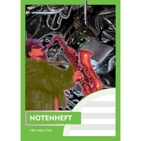 Notenheft 12System, A4, 8 Blatt PVP 2474-0