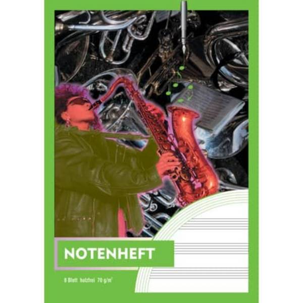 Notenheft 12System, A4, 8 Blatt PVP 2474