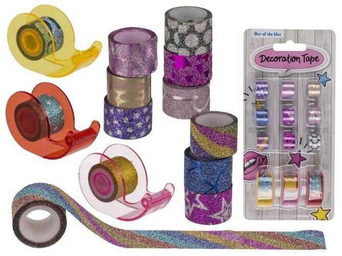 Klebefilm Washi Tape, 13mm, sortiert OUT OF THE BLUE 29/2873-0