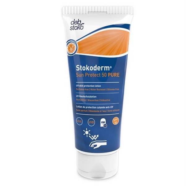 UV-Hautschutzcreme Stokoderm Sun Protect 50 PURE 100 ml unparfümiert Tube Stoko
