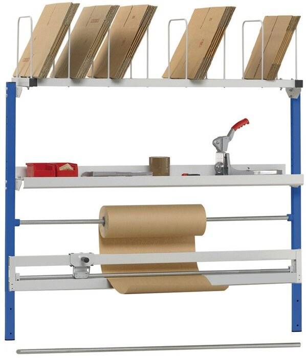 Packtischanbausystem f.Packtischbreiten 1600 u.2000mm Variante 2 HÜDIG & ROCHOLZ-2