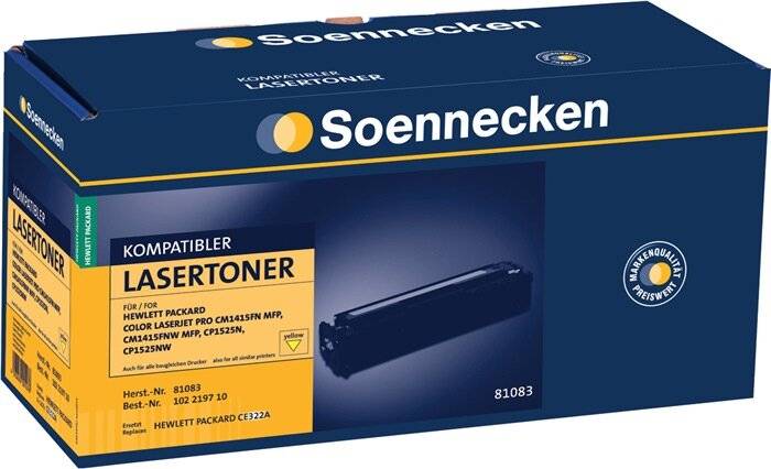 Toner wie HP CE322A 128A gelb - Artikel: 102219710-4