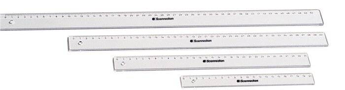 Lineal 50cm Kunststoff transparent-4