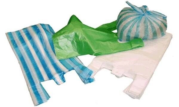 Hemdchen-Tragetasche, geblockt, aus HDPE, weiß (8742491)-1