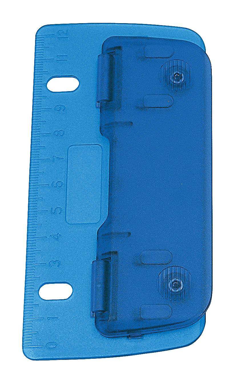 Taschenlocher 8cm Kunststoff blau-2