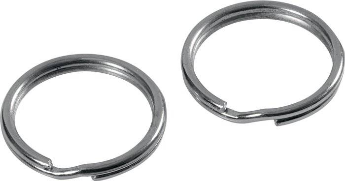 Schlüsselringe ID 13,6mm AD 16mm STA vern.-0