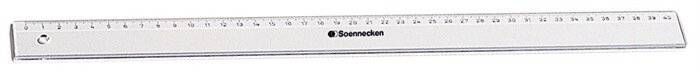 Lineal 40cm Kunststoff transparent-3