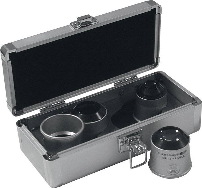 SCHWEIZER Uhrmacherlupen Tech-Line Set 6 x, 8 x, 10 x und 15 x-5
