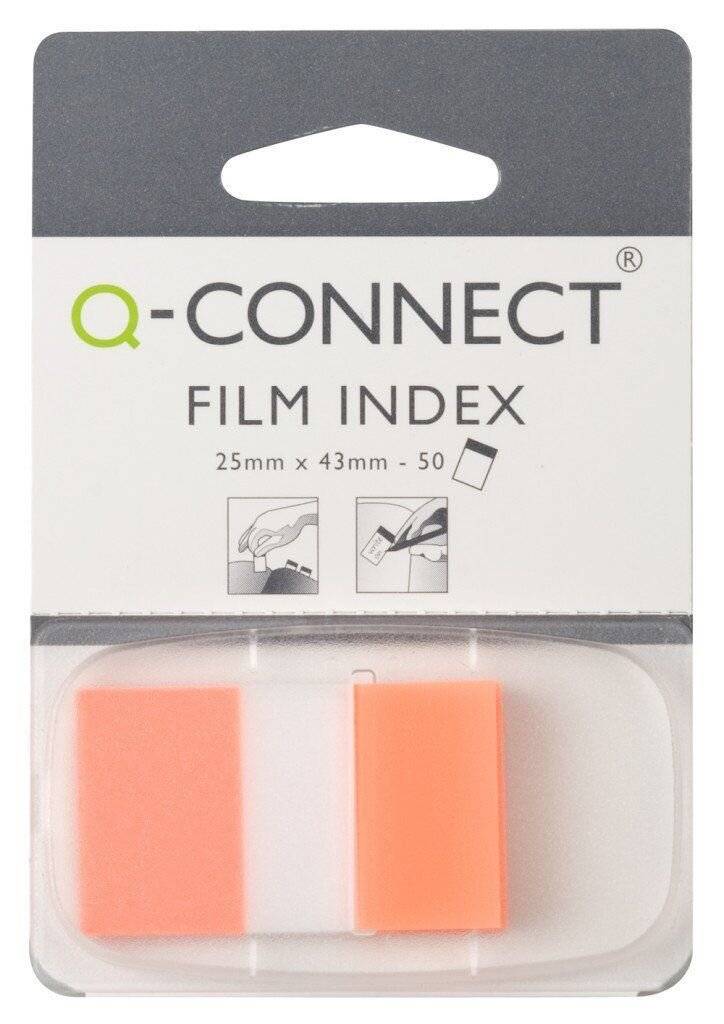 Haftstreifen Index 25x43mm 50 Blatt im Spender orange-0