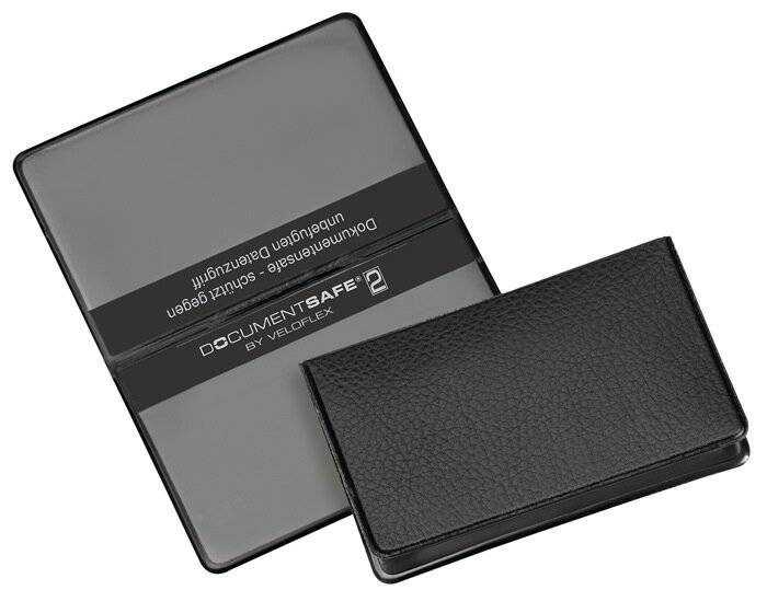 Kartenhülle Documentsafe 93x59mm PVC schwarz - Artikel: 126131390-2